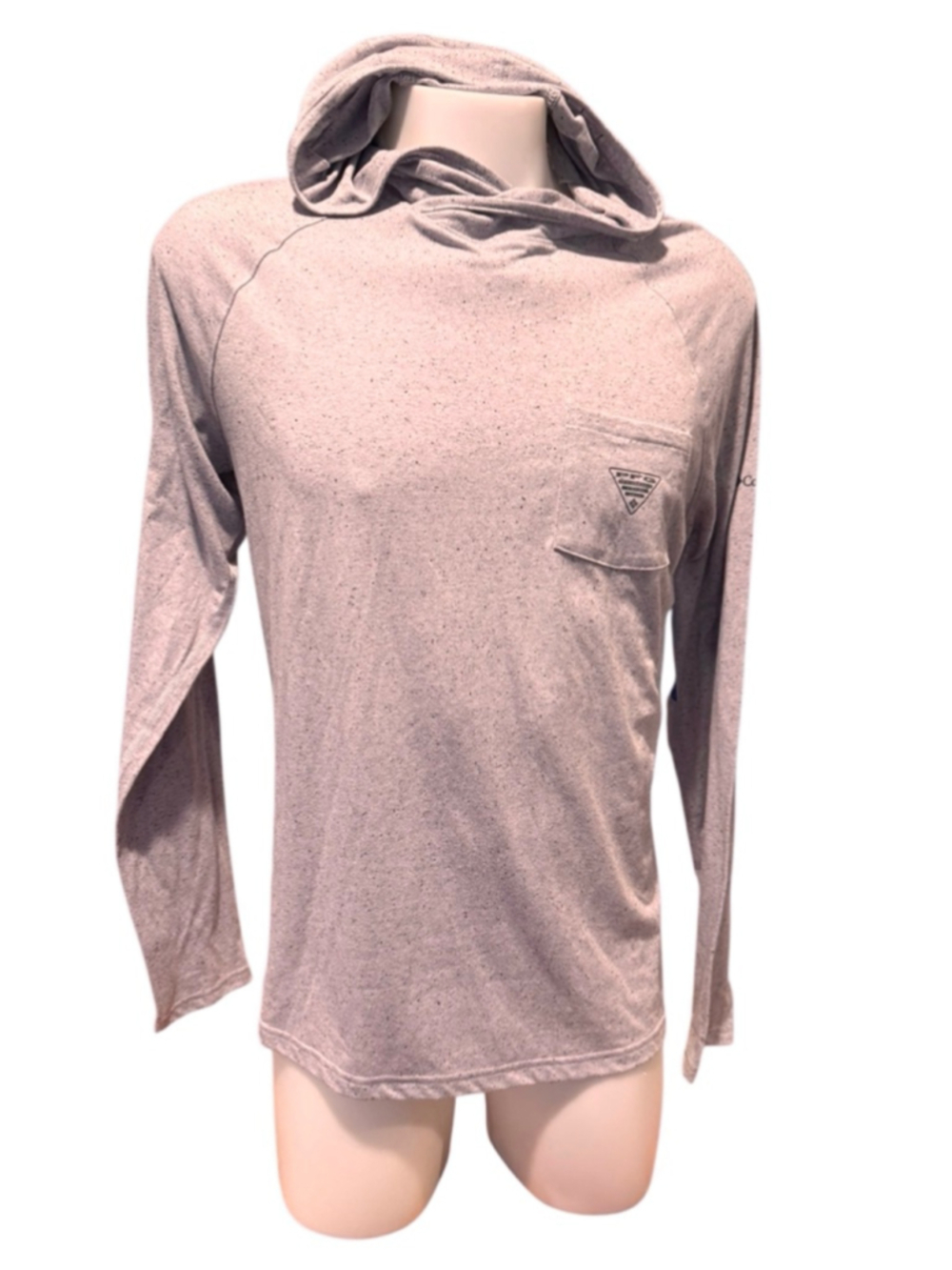 Men's Columbia lavender Gray PFG Uncharted Nep Hoodie XXL